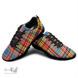 Scottish Ogilvie of Airlie Ancient Clan Tartan Sneakers - Classic Scottish Plaid Tartan Plaid