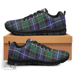 Scottish MacRae Hunting Modern Clan Tartan Sneakers - Crest Classic Scottish Plaid Tartan Plaid
