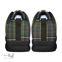 Scottish MacMillan Hunting Modern Clan Tartan Sneakers - Crest Classic Scottish Plaid Tartan Plaid