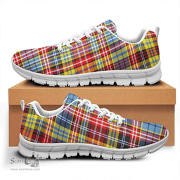 Scottish Ogilvie of Airlie Ancient Clan Tartan Sneakers - Classic Scottish Plaid Tartan Plaid