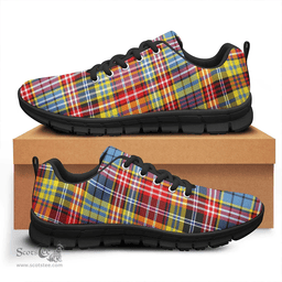 Scottish Ogilvie of Airlie Ancient Clan Tartan Sneakers - Classic Scottish Plaid Tartan Plaid