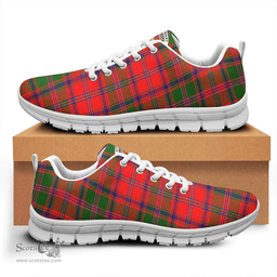 Scottish Stewart of Appin Modern Clan Tartan Sneakers - Crest Classic Scottish Plaid Tartan Plaid
