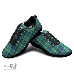 Scottish MacNeill of Colonsay Ancient Clan Tartan Sneakers - Crest Classic Scottish Plaid Tartan Plaid