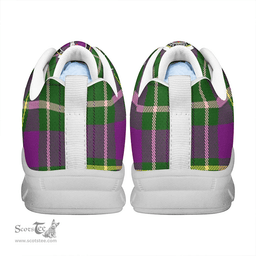 Scottish Tailyour Weathered Clan Tartan Sneakers - Crest Classic Scottish Plaid Tartan Plaid