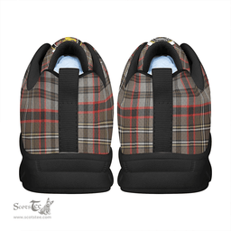 Scottish Nicolson Hunting Weathered Clan Tartan Sneakers - Crest Classic Scottish Plaid Tartan Plaid