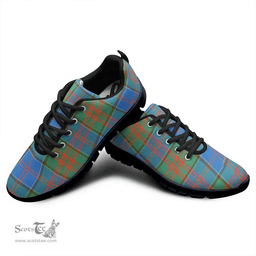 Scottish Stewart of Appin Hunting Ancient Clan Tartan Sneakers - Classic Scottish Plaid Tartan Plaid