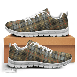 Scottish Stewart Hunting Weathered Clan Tartan Sneakers - Classic Scottish Plaid Tartan Plaid