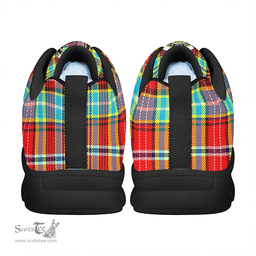 Scottish Ogilvie Hunting Ancient Clan Tartan Sneakers - Crest Classic Scottish Plaid Tartan Plaid