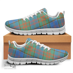 Scottish Stewart of Appin Hunting Ancient Clan Tartan Sneakers - Classic Scottish Plaid Tartan Plaid