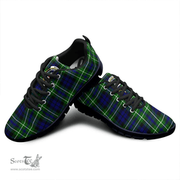 Scottish MacNeill of Colonsay Modern Clan Tartan Sneakers - Crest Classic Scottish Plaid Tartan Plaid