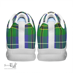 Scottish Turnbull Hunting Clan Tartan Sneakers - Crest Classic Scottish Plaid Tartan Plaid