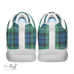 Scottish MacNeill of Colonsay Ancient Clan Tartan Sneakers - Crest Classic Scottish Plaid Tartan Plaid