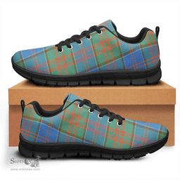 Scottish Stewart of Appin Hunting Ancient Clan Tartan Sneakers - Classic Scottish Plaid Tartan Plaid