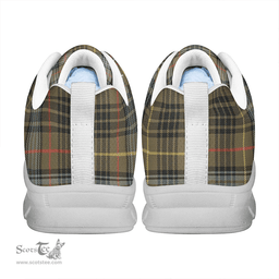 Scottish Stewart Hunting Weathered Clan Tartan Sneakers - Classic Scottish Plaid Tartan Plaid
