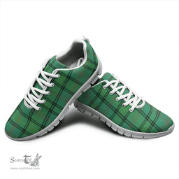 Scottish Ross Hunting Ancient Clan Tartan Sneakers - Classic Scottish Plaid Tartan Plaid