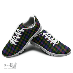 Scottish Murray of Atholl Modern Clan Tartan Sneakers - Classic Scottish Plaid Tartan Plaid