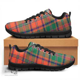 Scottish Stewart of Appin Ancient Clan Tartan Sneakers - Crest Classic Scottish Plaid Tartan Plaid