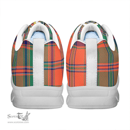 Scottish Stewart of Appin Ancient Clan Tartan Sneakers - Crest Classic Scottish Plaid Tartan Plaid