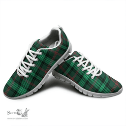 Scottish Ross Hunting Modern Clan Tartan Sneakers - Classic Scottish Plaid Tartan Plaid