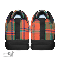 Scottish Stewart of Appin Ancient Clan Tartan Sneakers - Crest Classic Scottish Plaid Tartan Plaid