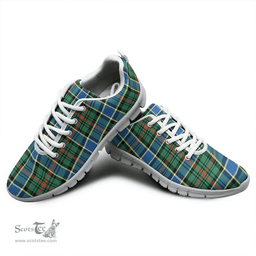 Scottish Ogilvie Hunting Ancient Clan Tartan Sneakers - Classic Scottish Plaid Tartan Plaid