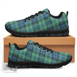 Scottish MacNeill of Colonsay Ancient Clan Tartan Sneakers - Classic Scottish Plaid Tartan Plaid