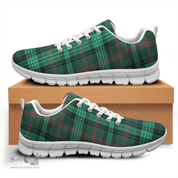 Scottish Ross Hunting Modern Clan Tartan Sneakers - Classic Scottish Plaid Tartan Plaid