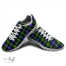 Scottish MacNeill of Barra Modern Clan Tartan Sneakers - Crest Classic Scottish Plaid Tartan Plaid