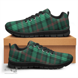 Scottish Ross Hunting Modern Clan Tartan Sneakers - Classic Scottish Plaid Tartan Plaid