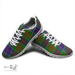 Scottish Stewart of Appin Hunting Modern Clan Tartan Sneakers - Classic Scottish Plaid Tartan Plaid