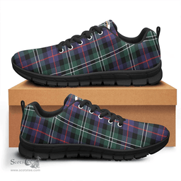 Scottish Rose Hunting Modern Clan Tartan Sneakers - Crest Classic Scottish Plaid Tartan Plaid
