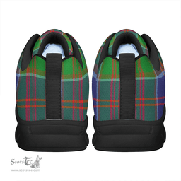Scottish Stewart of Appin Hunting Modern Clan Tartan Sneakers - Classic Scottish Plaid Tartan Plaid