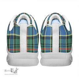 Scottish Ogilvie Hunting Ancient Clan Tartan Sneakers - Classic Scottish Plaid Tartan Plaid