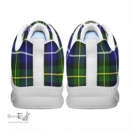 Scottish MacNeill of Barra Modern Clan Tartan Sneakers - Crest Classic Scottish Plaid Tartan Plaid