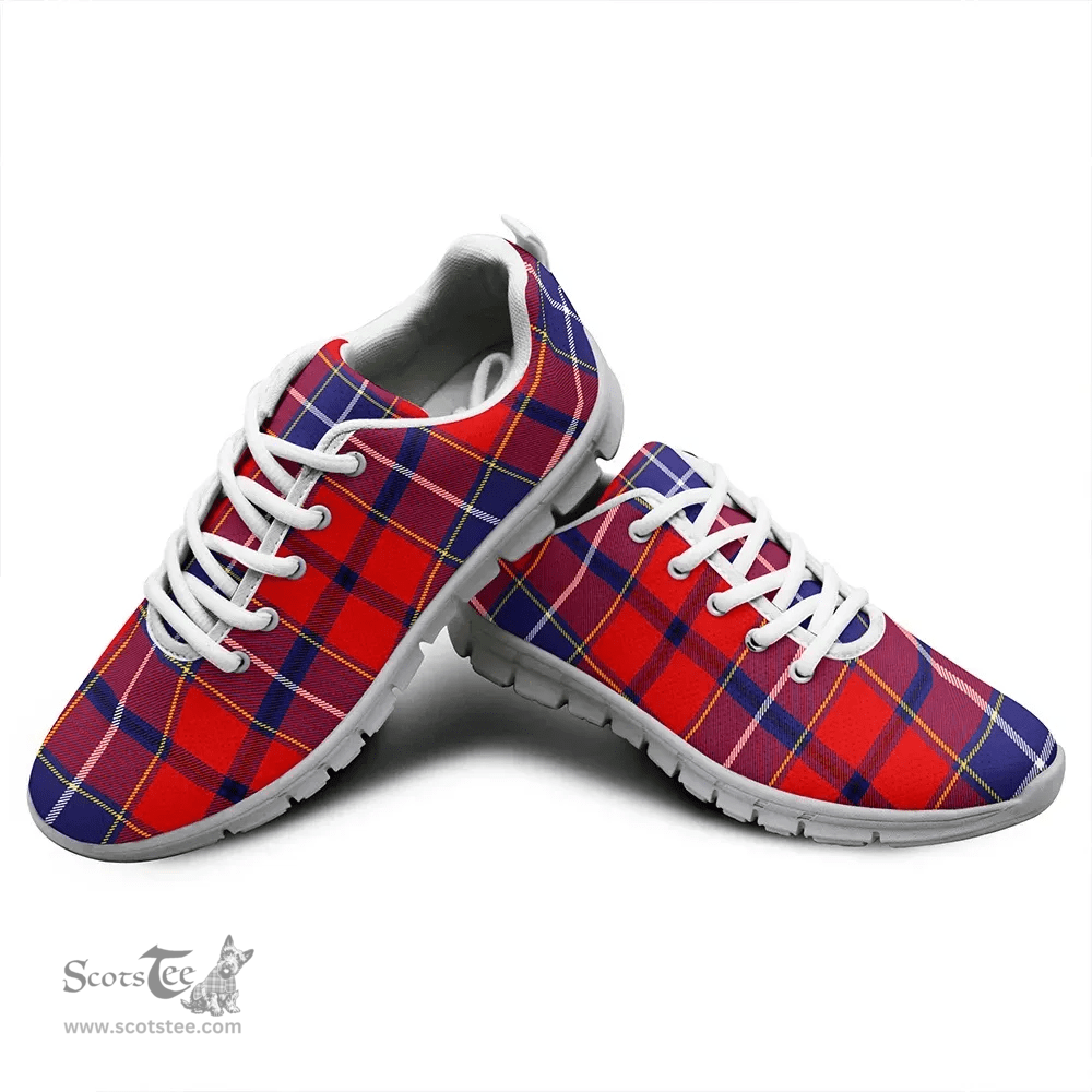 Scottish Wishart Dress Clan Tartan Sneakers - Classic Scottish Plaid Tartan Plaid
