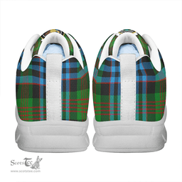 Scottish Newlands of Lauriston Clan Tartan Sneakers - Crest Classic Scottish Plaid Tartan Plaid