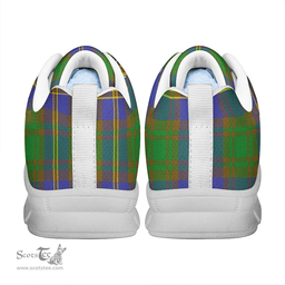 Scottish Strange of Balkaskie Clan Tartan Sneakers - Classic Scottish Plaid Tartan Plaid