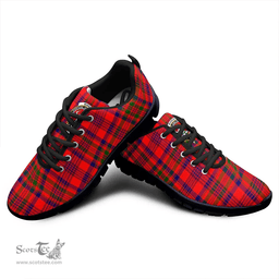 Scottish Murray of Tulloch Modern Clan Tartan Sneakers - Crest Classic Scottish Plaid Tartan Plaid