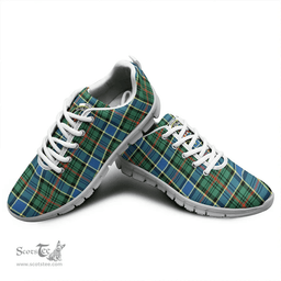 Scottish Ogilvie Hunting Modern Clan Tartan Sneakers - Crest Classic Scottish Plaid Tartan Plaid