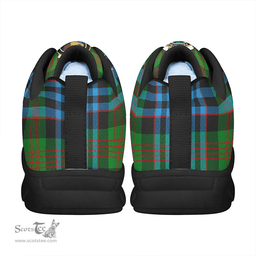 Scottish Newlands of Lauriston Clan Tartan Sneakers - Crest Classic Scottish Plaid Tartan Plaid