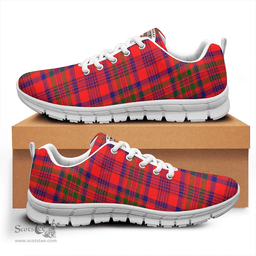 Scottish Murray of Tulloch Modern Clan Tartan Sneakers - Crest Classic Scottish Plaid Tartan Plaid