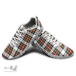 Scottish Stewart Dress Modern Clan Tartan Sneakers - Crest Classic Scottish Plaid Tartan Plaid