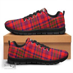 Scottish Murray of Tulloch Modern Clan Tartan Sneakers - Crest Classic Scottish Plaid Tartan Plaid
