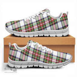 Scottish Stewart Dress Modern Clan Tartan Sneakers - Crest Classic Scottish Plaid Tartan Plaid