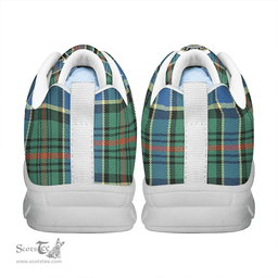 Scottish Ogilvie Hunting Modern Clan Tartan Sneakers - Crest Classic Scottish Plaid Tartan Plaid