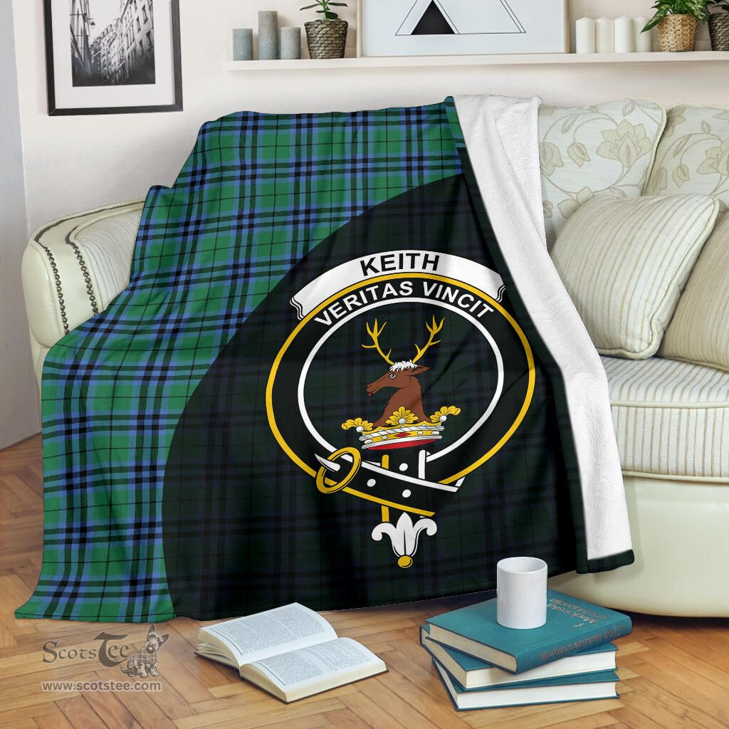 Scottish Keith Ancient Clan Tartan Blanket - Wave Style Scottish Plaid Tartan Plaid