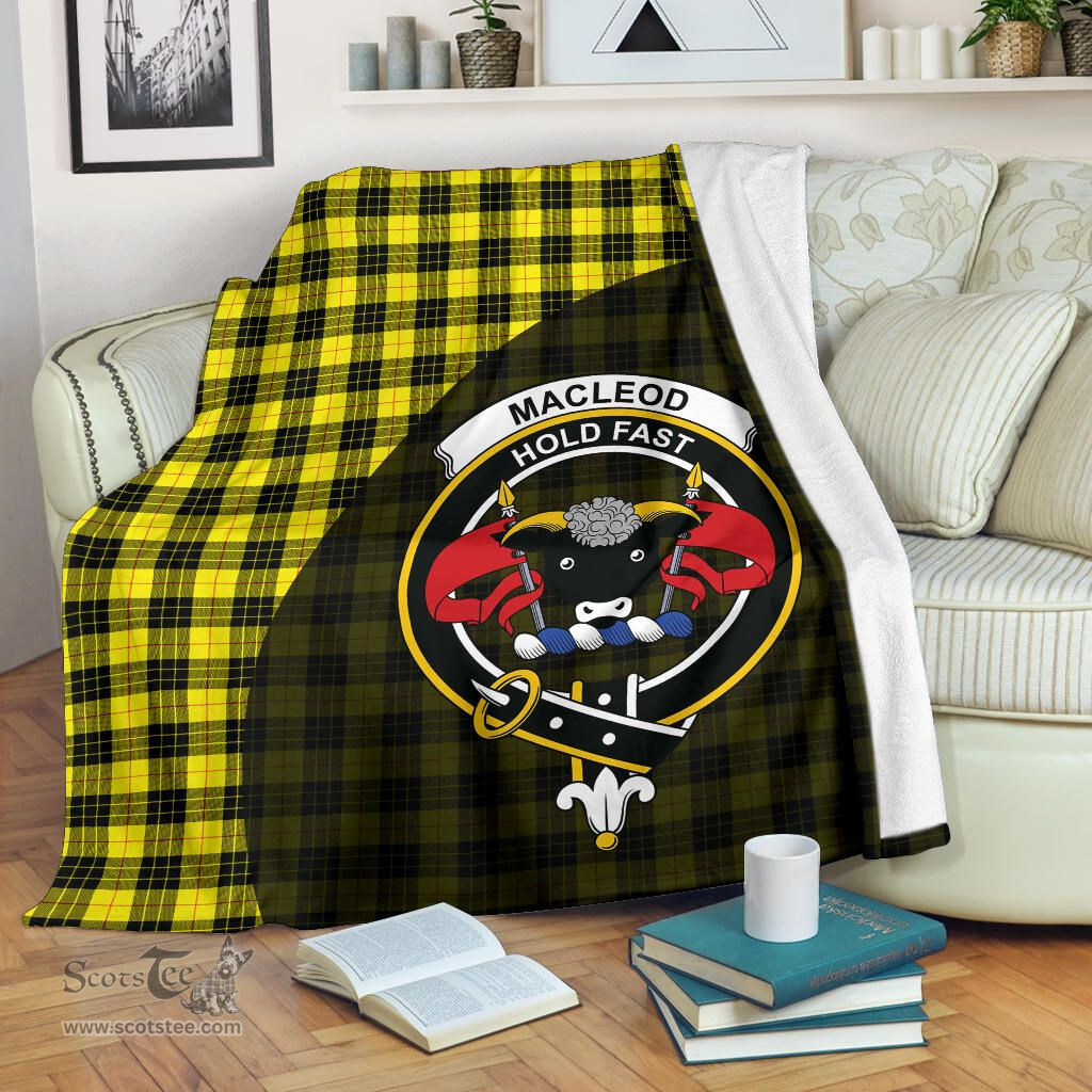 Scottish MacLeod of Lewis Modern Clan Tartan Blanket - Wave Style Scottish Plaid Tartan Plaid