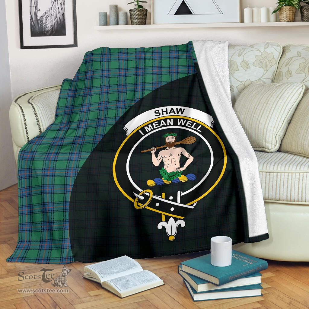 Scottish Shaw Ancient Clan Tartan Blanket - Wave Style Scottish Plaid Tartan Plaid
