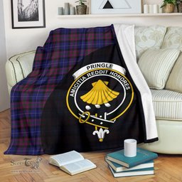 Scottish Pride of Scotland Clan Tartan Blanket - Wave Style Scottish Plaid Tartan Plaid