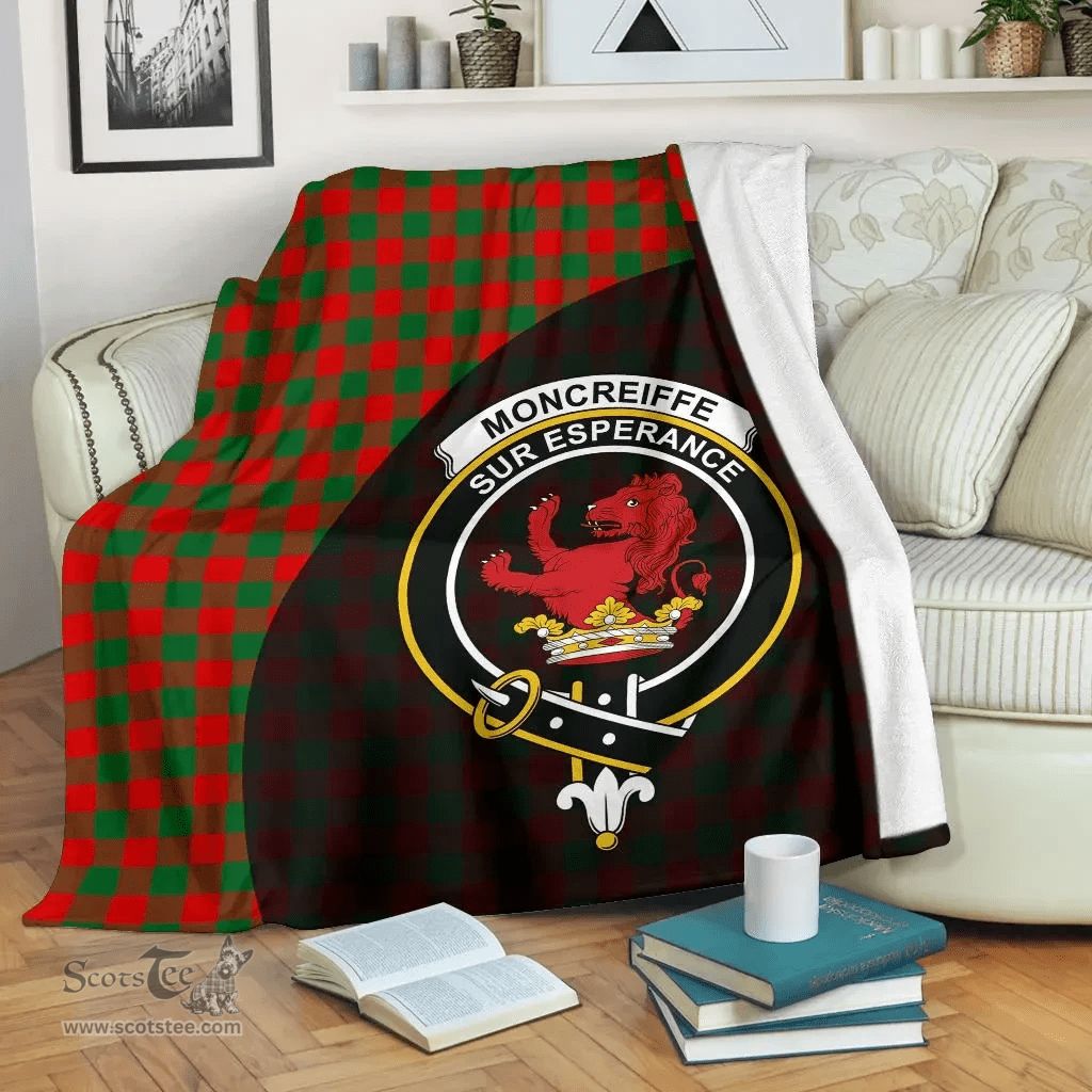 Scottish Moncrieffe Clan Tartan Blanket - Wave Style Scottish Plaid Tartan Plaid